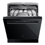 老板（Robam）【21天智能投洗】灵动舱150升以上大容量盐系G1PMax黑嵌入式洗碗机 家用全自动开关门W76D-G1P