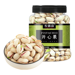 农香森 开心果500g罐装盐焗大颗粒原色无漂白 散装批发烘焙孕妇干果零食