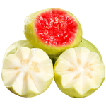 京鲜生 广东软糯红白对半双拼芭乐 净重2.5斤单果130g+ 番石榴源头直发