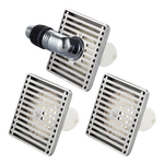 潜水艇（Submarine）GK211不锈钢防臭地漏套装 大排量淋浴四防地漏50管径