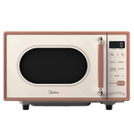 美的（Midea）小滋味微波炉烤箱一体机小型家用微波炉光波加热一级能效平板变频复古美拉德风C1G2