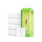 心相印茶语丝享系列纸巾卷纸卫生纸家用家庭装卷纸大卷实心70g10卷 无芯卷纸70克*10卷