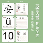 学前基础（全4盒）拼音+数字+识字（上、下）新版小学课本同步 早教启蒙认知卡