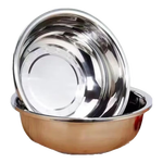 不锈钢圆形大盆洗菜盆家商用家用和面盆大号洗脚洗脸盆水煮鱼盆 不锈钢加厚多用盆【34CM】 1个