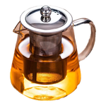 暮云泡茶壶加厚玻璃茶壶大容量办公室茶具养生高硼硅耐高温 450ml