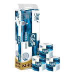 洁柔有芯卷纸 蓝面子4层140g*12卷 加厚家用卫生纸卷纸厕纸