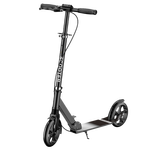 帝百伦 滑板车成人两轮踏板代步可折叠通勤青少年儿童6-12岁-40岁避减震 高配黑双刹带减震双刹车翘尾带赠