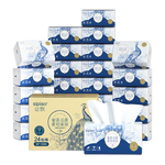 丝飘（SIPIAO）抽纸雀语系列4层柔厚400张*24包软抽纸餐巾面巾卫生纸整箱