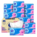 维达（Vinda）抽纸 超韧3层150抽*24包 真S码 湿水不易破 卫生纸 餐巾纸 整箱