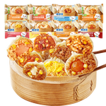 林饱饱早餐任选加购8件49.9元纸皮烧麦芝士牛肉卷鸡肉卷饭团速食半成品z 牛肉纸皮烧麦1袋240g