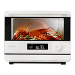 东芝（TOSHIBA）【国家补贴】蒸烤箱一体机东芝小白茶E200家用蒸烤炸一体烤箱空气炸ER-E200A纯白20L