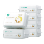 全棉时代【孙颖莎同款】婴儿纯棉棉柔巾超柔乳霜洗脸巾成人可用80抽*6包