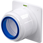 益柏朗卫生间止逆阀卫生间专用烟道阀浴霸止逆阀厕所排风气管止回阀通用