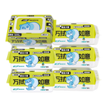 小植家纯水湿厕纸家庭装厕纸湿巾男女通用厕所纸巾不堵马桶 【80克布面】60抽*6包 加厚款