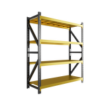 建耀货架仓储置物架库房家用多层储物架加厚重型储物铁架 白色-四层-主架 推荐款150*50*200 承重210KG/层