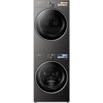 小天鹅（LittleSwan）小乌梅3.0洗烘套装 10KG滚筒洗衣机+变频热泵烘干机 1.21洗净比 纯平全嵌 AI智能投放 家电补贴 小乌梅3.0标准版 TG10VE40+VE40