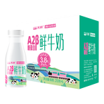 天润 新疆产地 A2β-酪蛋白鲜奶 巴氏杀菌鲜牛奶210g*6瓶【京东专供】