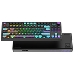 黑鲨磁轴电感轴电竞游戏键盘F87三模连接FPS/无畏契约/瓦罗兰特/三角洲无线RT赛博款