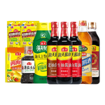 海天酱油蚝油香醋0金标生抽白灼汁蒸鱼豉油 厨房调料调味品送礼团购 【省心】生老抽蚝油醋料酒鸡精酱