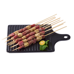 鲜京采内蒙古孜然羊肉串净重2斤 （约50串）露营户外烧烤 京东自有品牌