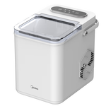 美的（Midea）制冰机 家用小型冰块全自动UV杀菌迷你宿舍子弹冰神器 厨房小家电1.4升 MBJ-12D17E