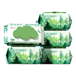 超亚儿童EDI纯水护理湿巾纸巾加厚擦脸擦手日常护理清洁湿巾 森氧系列 【热卖装】 80抽 3包