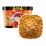 班干部（BANGANBU）蟹黄拌面130g*6盒 泡面蟹黄酱拌面干拌面方便面免煮冲泡即食速食