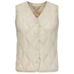 波司登（BOSIDENG）25年新款轻薄羽绒服女短款90绒V领葫芦纹保暖内搭马甲羽绒内胆 黑色8056-经典极简风 XS 155/80A 体重约100斤以内