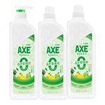 斧头柠檬鸭屎香洗洁精食品级果蔬清洗剂不伤手洗涤灵洗碗餐具洗涤剂 茶香型 3大瓶（1泵2补）