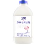 兰格格 草原酸奶 专利活菌1kg*1 生鲜低温酸牛奶 可制干噎希腊老酸奶