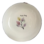 陶瓷盘子家用创意菜盘五彩叶8英寸菜盘 五彩叶8英寸圆盘2个装