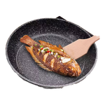麦饭石煎锅不粘锅煎饼烙饼煎蛋小牛排煎锅平底锅电磁炉燃气 麦饭石爆款 18cm