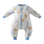 贝肽斯睡袋婴儿春秋冬季发热恒温保暖宝宝儿童防踢被连体衣四季通用睡袋 灵鹿迎晨【春秋双层 20-26℃】调温自发热 S码【身高60-85cm】年龄6-18个月