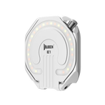 务本E1手机磁吸补光灯三色温柔光支架美颜拍照直播夜景随身便携打光灯 镁版白色