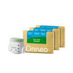 onneo昂乐软壳桑蚕丝纸尿裤试用装超薄透气婴儿尿不湿便携装 成长裤XL4片