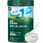 英氏米粉罐装套组婴幼儿高铁米粉6-12个月辅食宝宝营养米糊 1阶6月+第一口选维C加铁 258g*1罐