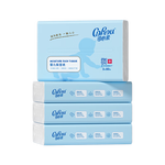 可心柔（COROU）抽纸 云柔巾 保湿纸巾 3层80抽4包 S码乳霜纸 软抽 家用抽纸