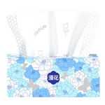 漫花山茶花400张大包抽纸纸巾大尺寸餐巾纸面巾纸家用卫生纸抽纸 山茶花抽纸 5层 400张*6包