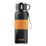 皇家洛克 ROYALLOCKE保温杯男士大容量家用316不锈钢便携泡茶杯茶水分离杯子壶伴手礼 曜石黑550ml