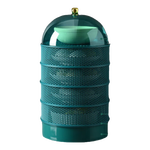 【加厚高盖】多层菜罩镂空防蝇虫家用剩菜餐桌罩带盖神器收纳饭菜 4层1盖（透明盖）【厨房神器】 1盖 【 绿色】