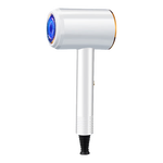 电吹风机家用大功率大风量宿舍用学生吹风筒折叠收纳方便 米白色负离子800W电吹风