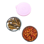 260ml有盖咸菜碗上班族便携小菜水果保鲜盒厨房冰箱带盖密封泡菜 小菜保鲜盒6只装