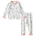 欧孕儿童秋衣秋裤宝宝秋衣套装男童女童纯棉保暖内衣A类全棉睡衣 小熊果园 【10A抗菌100%新疆棉】 80 【建议身高：75-85cm】