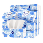 漫花雪茶花纸巾抽纸5层400张*18大包M码家庭装整箱批发面巾纸抽卫生纸