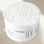 日用小件双头棉签掏耳棉棒一次性卫生棉棒小细尖头挖耳勺棉花棒 1盒500支【超值装】