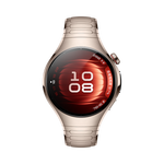 华为HUAWEI WATCH 5 42mm高端款烁金色904L不锈钢表壳晨曦金钛金属表带eSIM通话手表
