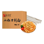 晋原雪3/5斤铁棍山药刀削面正宗山西风味挂炒面油泼面宽面条整箱 晋原雪山药刀削面5斤