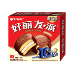 好丽友（ORION）巧克力派12枚445g/盒 营养早餐面包夹心蛋糕点心休闲零食下午茶