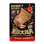 原本记忆黑豆大辣片休闲食品麻辣辣条小零食平江辣片豆皮素食辣皮休闲零食 【 42g*2袋 】黑豆大辣片