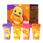 香飘飘 【奶龙联名款】奶茶0反式冲泡粉饮料下午茶礼盒装香芋麦香 缤纷礼盒12杯装